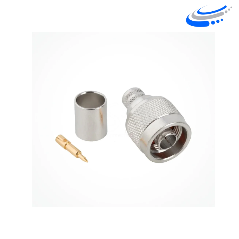 Conector N Macho Marca Amphenol Corporation Grande Para Cable RG8